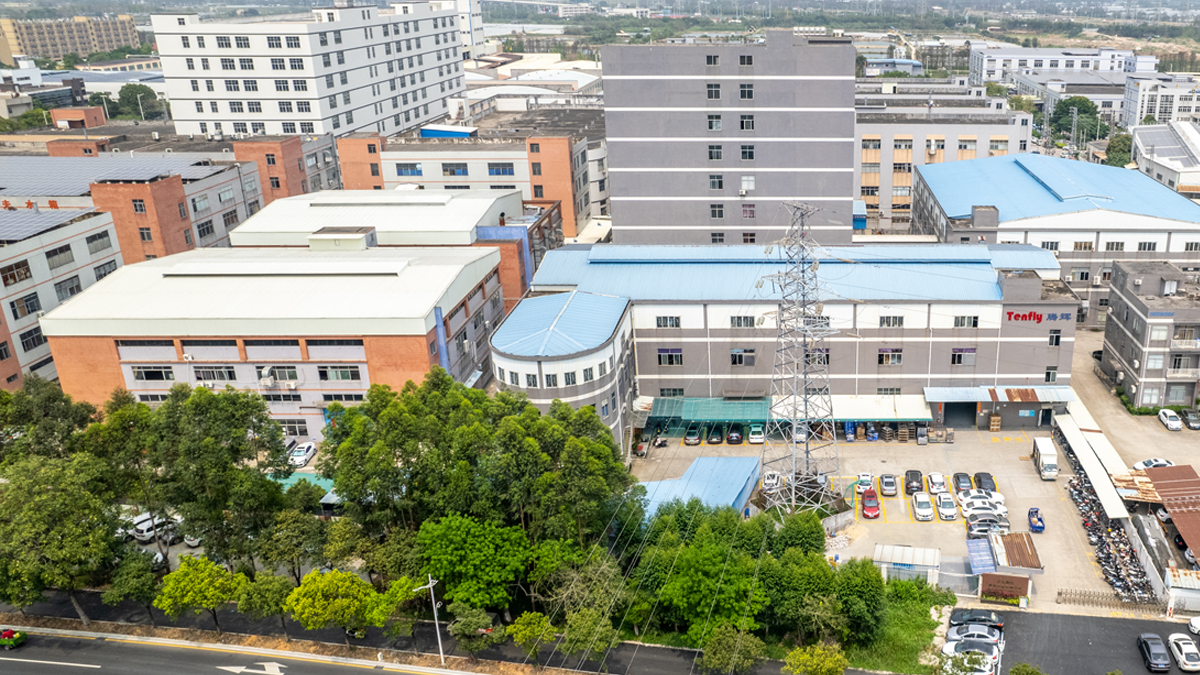 Aerial photography of Tenfly factory